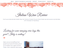 Tablet Screenshot of italianwinereview.com